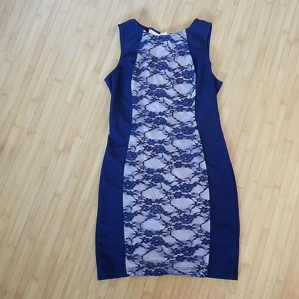 Navy Blue Bodycon Dress